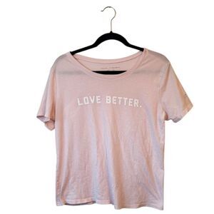 Social Sunday Light Pink Love Better Modal T-Shirt Size M/L